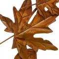 Floristik24 Corona de hojas, óxido noble, decoración de metal, corona, decoración de otoño, floristería conmemorativa Ø29cm