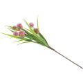 Floristik24 Flores artificiales bola flor allium cebolla ornamental artificial rosa 45cm