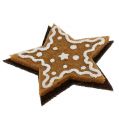 Floristik24 Estrellas de pan de jengibre 4,5cm para pegar 12uds