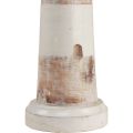 Floristik24 Decoración faro decoración marítima madera blanco natural 58cm