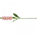 Floristik24 Levkoje Rosa flor artificial como tallo real flor artificial 78cm