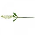 Floristik24 Levkoje Flor artificial blanca Flor de tallo artificial 78cm