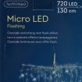 Floristik24 Cascada de luz Micro-LED blanco frío 720 H130cm