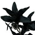 Floristik24 Flor artificial lirio negro 84cm