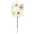 Lirio artificial, blanco, con