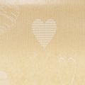 Papel para dobladillos de 25 cm, 100 m, corazones naturales – Papel floral resistente a la humedad | Floristik24.es