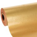 Floristik24 Rollo de papel para dobladillos, dorado/rojo, 25 cm x 100 m, artículos de floristería.