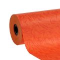 Floristik24 Papel para puños rojo anaranjado 25cm 100m