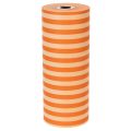 Rollo de papel para puños, rayas naranjas, 25 cm x 100 m | Floristik24.es