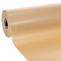 Floristik24 Rollo de papel Kraft natural para dobladillos, 25 cm, 100 m, papel decorativo
