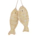 Floristik24 Colgante decorativo náutico, pez decorativo para colgar, 32 cm de alto.