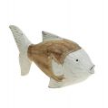 Floristik24 Decoración marinera pez madera pez de madera shabby chic 17×8cm