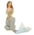 Figura para decorar Mermaid Blue 6cm - 9,5cm 3 piezas | Floristik24.es