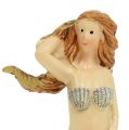 Figura para decorar Mermaid Blue 6cm - 9,5cm 3 piezas | Floristik24.es
