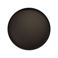 Bandeja de metal bandeja para velas redonda negra Ø20cm H2,5cm 2ud | Floristik24.es