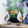 Floristik24 Pájaro de metal, cuervo decorativo, decoración de metal, decoración de jardín 24,5 cm
