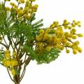 Floristik24 Ramo de plantas artificiales Mimosa amarillo artificial 39cm