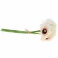 Floristik24 Amapola blanca, rosa 29cm 6uds