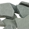 Floristik24 Piedras de mosaico grises en la mezcla neta 1kg