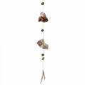 Floristik24 Guirnalda de conchas con piedras naturaleza 100cm