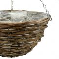 Floristik24 Lámpara basket natural Ø30cm
