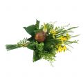 Narciso artificial bouquet con ramas y cebollas 38cm
