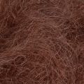 Floristik24 Hierba de sisal de fibra natural para manualidades Hierba de sisal marrón 300g