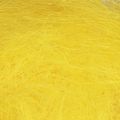 Floristik24 Hierba de sisal de fibra natural para manualidades Hierba de sisal amarilla 300g