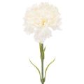 Floristik24 Clavel artificial con tallo para ramos y coronas, 56 cm, 8 unidades.