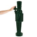 Figura de Cascanueces, de pie, decoración navideña, flocada, 77 cm | Floristik24.es