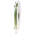 Floristik24 Cinta de organza cinta de regalo verde orillo verde lima 6mm 50m