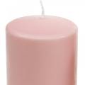 Vela de pilar PURE 130/70 Vela decorativa rosa cera natural sostenible