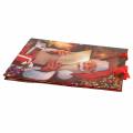 Floristik24 Bolsas de regalo con motivo navideño Papá Noel rojo 20cm × 30cm × 8cm juego de 2 piezas