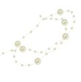Floristik24 Collar de perlas crema 6mm 15m