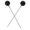 Pasadores de abalorios negro Ø10mm 60mm | Floristik24.es