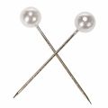 Alfileres Cabeza Perla Blanco Ø15mm 75mm | Floristik24.es