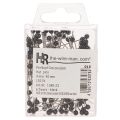 Alfileres de floristería con cabeza de perla negra, Ø4 mm, 40 mm, 150 unidades | Floristik24.es