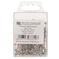 Alfileres de floristería y decoración con cabeza de perla, plateados, Ø4 mm, 40 mm, 150 unidades | Floristik24.es