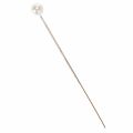 Alfileres con cabeza de perla Ø6mm 65mm Blancos | Floristik24.es