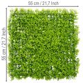 Tapete de plantas artificiales de boj de 55x55 cm para decoración de paredes. | Floristik24.es