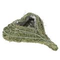 Floristik24 Corazón de planta natural para floristería con lámina, 25 cm