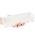 Bandeja rectangular con asas para almacenamiento y decoración de mesa, 32 cm. | Floristik24.es