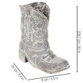 Botas de vaquero decorativas para plantar, zapatos de 24 cm | Floristik24.es