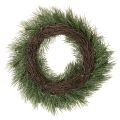 Corona artificial de ramas de pino con piñas pequeñas, 40 cm. | Floristik24.es