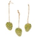 Floristik24 Colgantes de piñas como decoración otoñal para colgar, 5 cm, 3 unidades