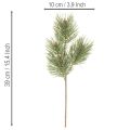 Ramo decorativo de ramas de pino artificiales para arreglos florales, 39 cm, 6 unidades. | Floristik24.es
