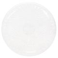 Floristik24 Bol redondo decorativo transparente con pie, 32 cm.