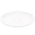 Bol redondo decorativo transparente con pie, 32 cm. | Floristik24.es