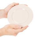 Platos redondos y sencillos para decoración y pequeños arreglos, 17 cm, 6 unidades. | Floristik24.es