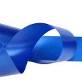 Floristik24 Cinta rizadora de poliéster azul 40mm 100m